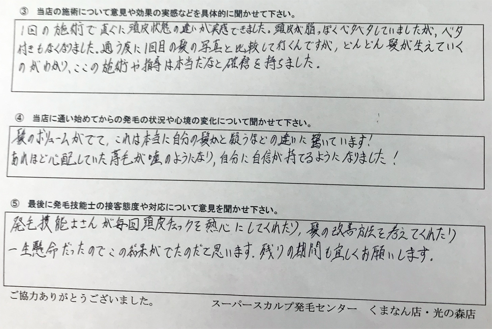 頭頂部のAGA治療