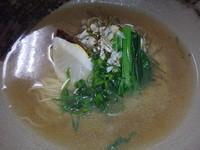 「瀬戸内鯛鶏そば(800円)ごはん(100円)」@鶏そば なんきちの写真