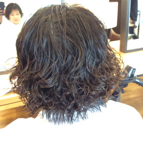 強くかかりすぎたパーマをデジタルパーマで大きめカールに Sweet S Of Hair