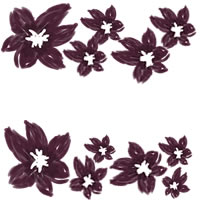 ネットショップ、バナー広告のwebデザイン素材:大人可愛い紫の花の飾り枠。アイコン(母の日,父の日)のwebデザインに(200×200pix) ネットショップ、バナー広告のwebデザイン素材:大人可愛い紫の花の飾り枠。アイコン(母の日,父の日)のwebデザインに(200×200pix)