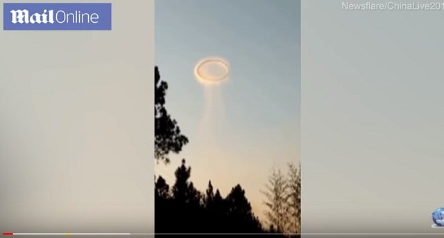 【衝撃】中国で「黄金の巨大コンドーム型UFO」と「ポン・デ・リング型UFO」が連続出現！ 中国がUFO分野でも先進国にの画像3