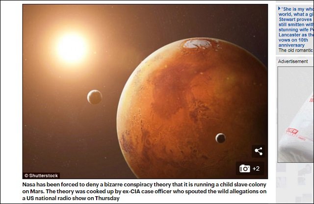 【ガチ】「火星に子どもたちが拉致され、ペドの性奴隷にされている」 元CIAがラジオで暴露！ NASA公式コメント発表で、大騒動に発展中！の画像3