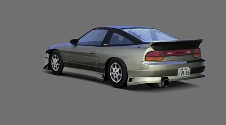 180SX、シルビア B-WAVE？ウイング だるく