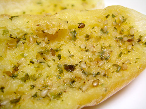 シャトール ガーリックパン(アップ写真)