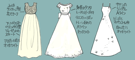 ウェディングドレスこうして選んだ 決め方 入手方法 これから結婚式を挙げる花嫁さんの為の準備ブログ