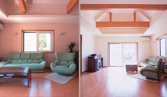 外断熱の地熱住宅 平屋