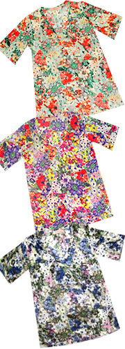 CHILLE anap カラフルフラワーTシャツチュニック