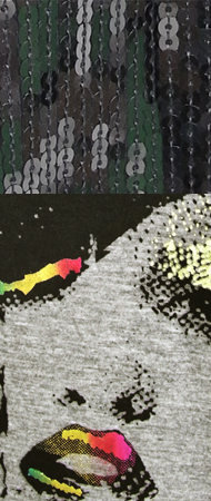 SETTIMO×ITALY フェイクスパンコールジレ付タンクトップ