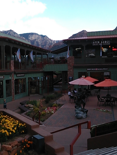 セドナのショッピングモール