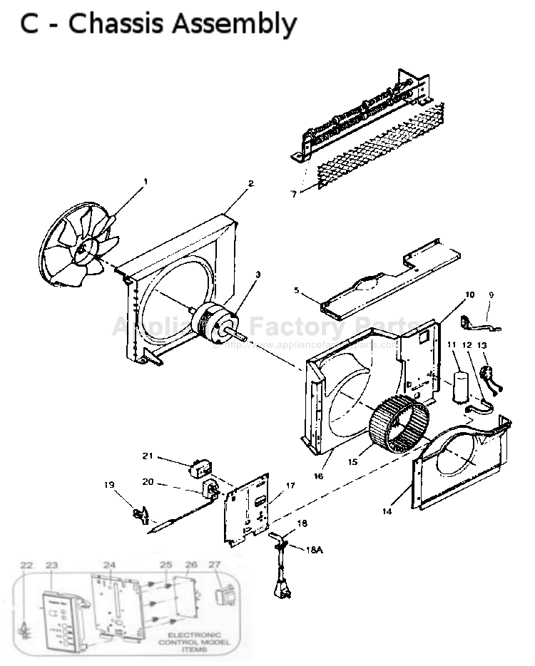 Parts for M6Q08F2A-B | Maytag | Air.