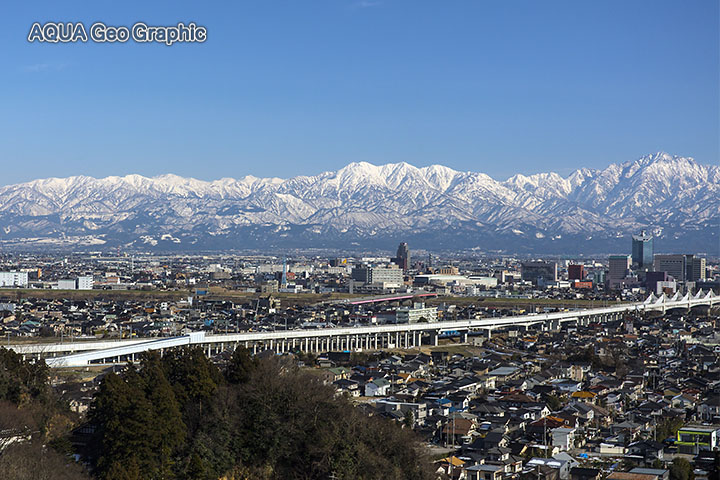 呉羽山公園 海王丸パークから立山連峰 水中カメラマンのデスクワークな日々