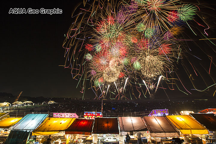 ギネス認定 こうのす花火大会 水中カメラマンのデスクワークな日々