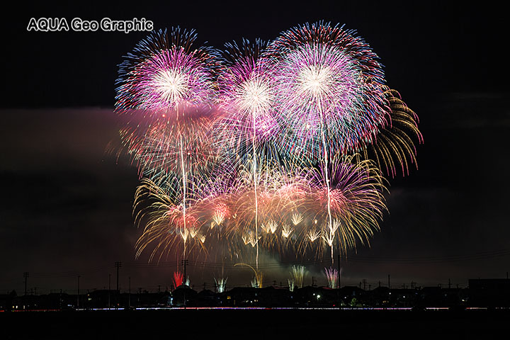 長岡花火大会　天地人