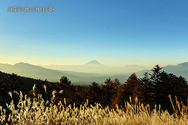 八ヶ岳 観音平　富士山