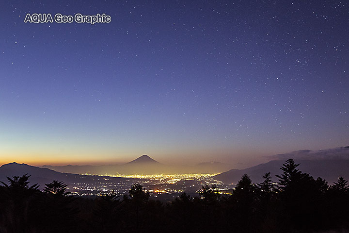八ヶ岳 観音平　富士山