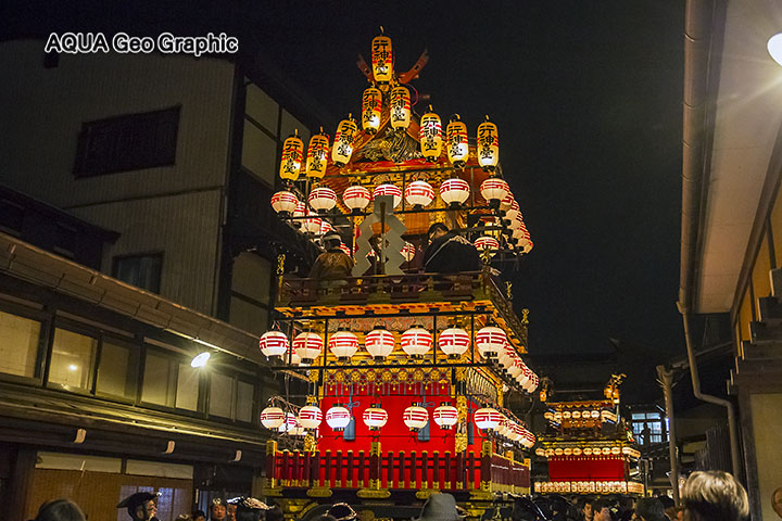 秋の高山祭り「八幡祭」宵祭