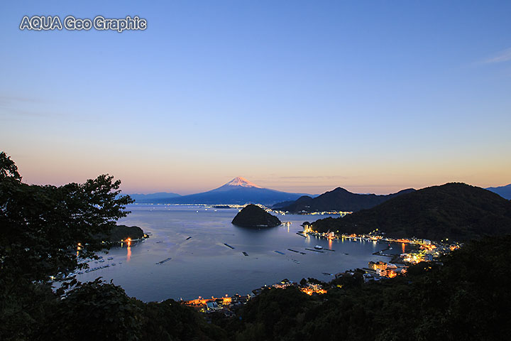 富士山　発端丈山 朝焼け