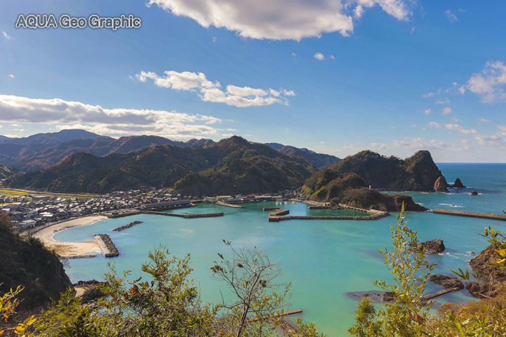 諸寄湾 日本海 景勝地 海岸