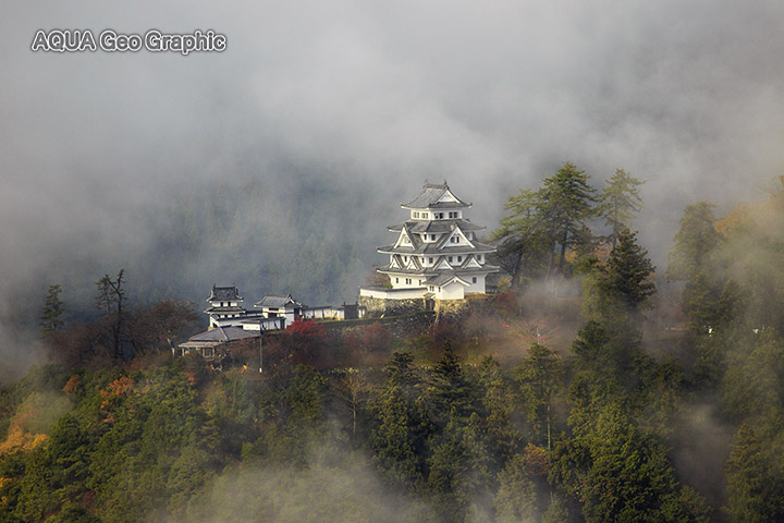 天空の城「郡上八幡城」