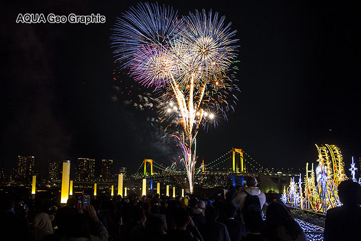 お台場レインボー花火 東京湾 花火大会