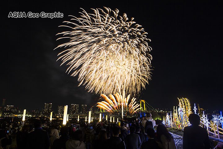 お台場レインボー花火 東京湾 花火大会