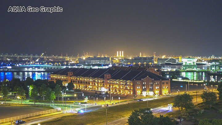 ソニー Sonyα7R II 高感度動画　夜景　横浜赤レンガ倉庫