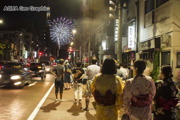 東京スカイツリー 隅田川花火大会