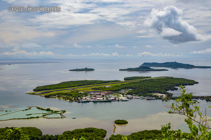 Pohnpei Micronesia FSM ミクロネシア　ポナペ島　ポンペイ島　無人島 南国リゾート　ソケースロック　ソケースマウンテン