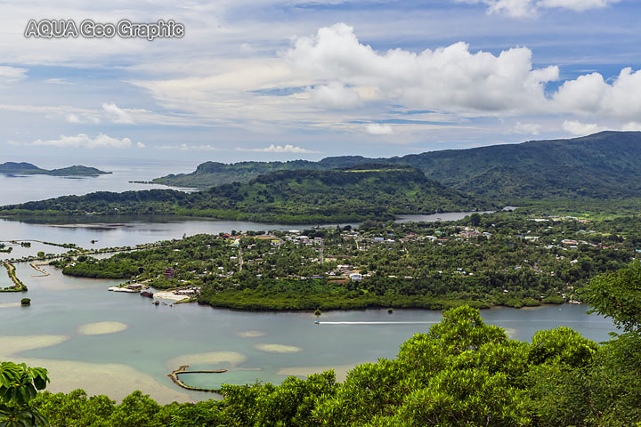 Pohnpei Micronesia FSM ミクロネシア　ポナペ島　ポンペイ島　無人島 南国リゾート　ソケースロック　ソケースマウンテン