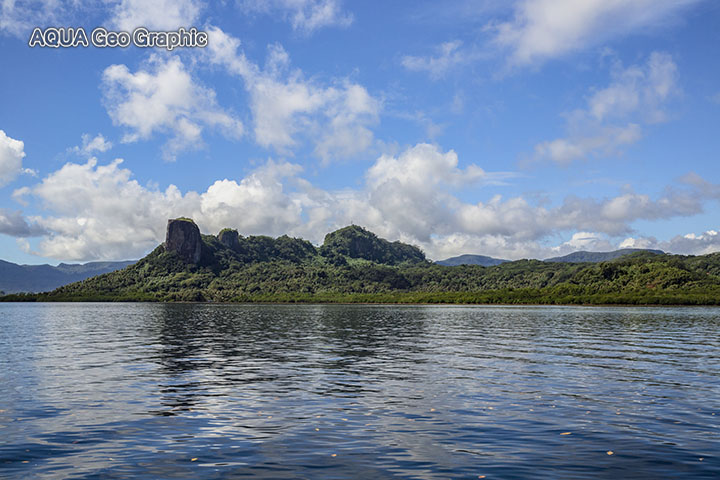 Pohnpei Micronesia FSM ミクロネシア　ポナペ島　ポンペイ島　無人島 南国リゾート　ソケースロック
