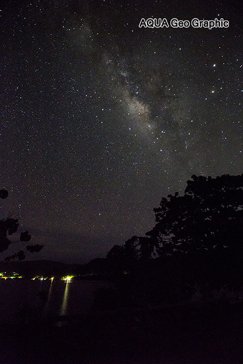 コロニア　星空 天の川 Pohnpei Micronesia FSM ミクロネシア　ポナペ島　ポンペイ島　南国リゾート