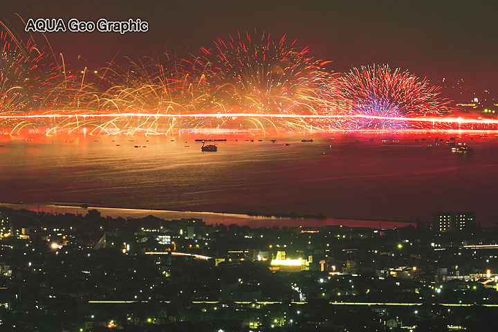 第68回 諏訪湖湖上祭花火大会　諏訪湖花火