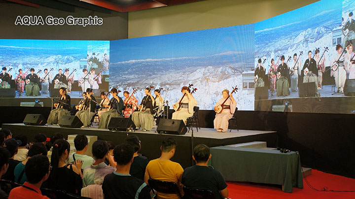 4K 8K 超高解像度 ジャイアントスクリーン 横長 巨大映像 超ワイドパノラマ映像 VR バーチャルリアリティ　ヴァーチャルリアリティ　没入感 展示映像 イベント映像