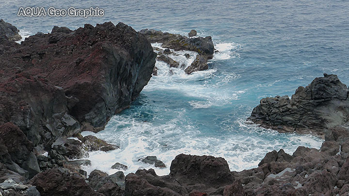 トウシキ海岸　伊豆大島 東海汽船 伊豆大島ジオパーク geopark