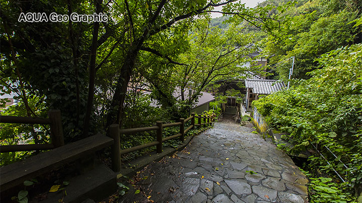 伊豆大島 観光スポット　撮影ポイント　波浮の港町　踊り子