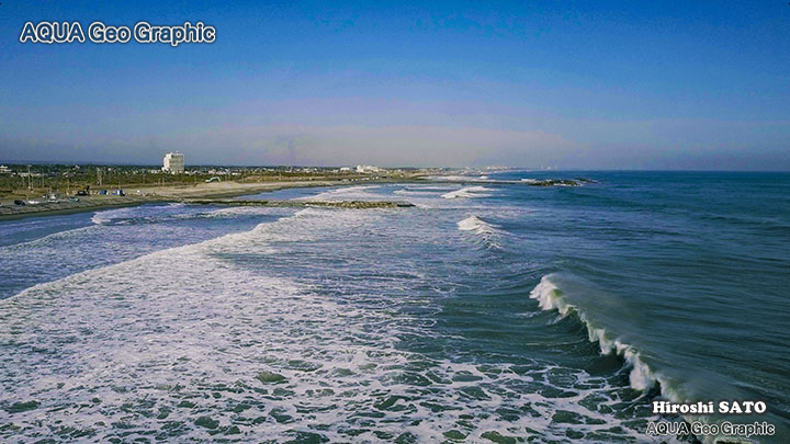 東京オリンピック サーフィン会場 一宮ドローン空撮 九十九里浜