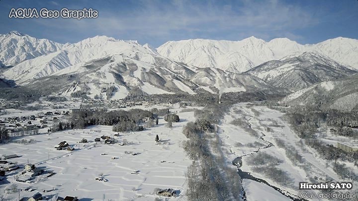 ドローン空撮  白馬連峰 北アルプス DJI MAVIC PRO