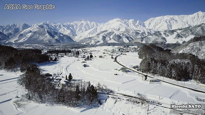 ドローン空撮  白馬連峰 北アルプス DJI MAVIC PRO