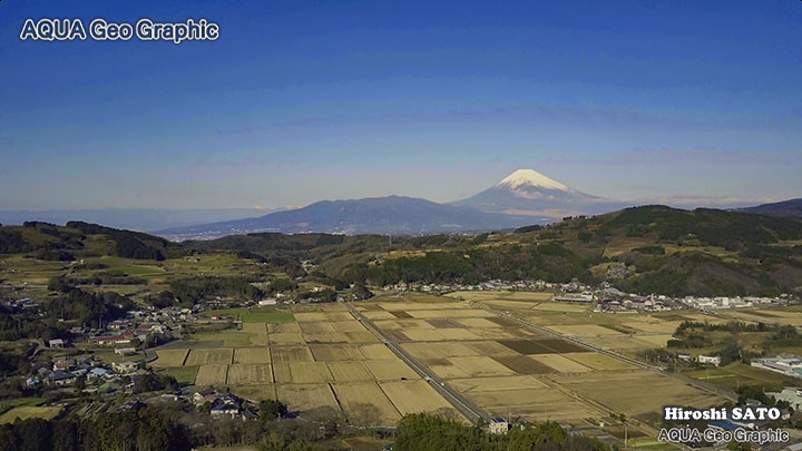 ドローン空撮  富士山 伊豆半島