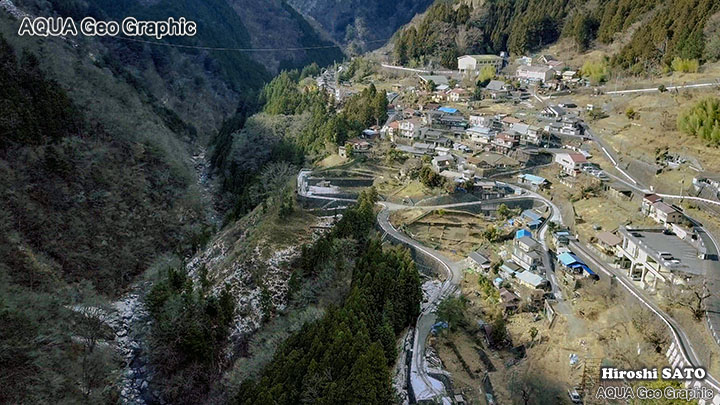 ドローン空撮  奥多摩