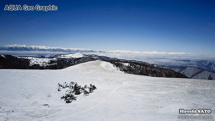 ドローン空撮 美ヶ原高原 雪景色 絶景 dji mavicc pro