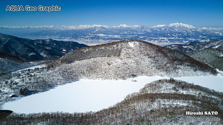 ドローン空撮 志賀高原 スキー場 雪景色 絶景 dji mavicc pro