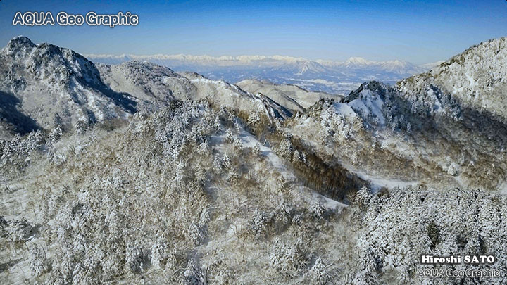 ドローン空撮 志賀高原 スキー場 雪景色 絶景 dji mavicc pro