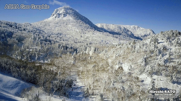 ドローン空撮 志賀高原 スキー場 雪景色 絶景 dji mavicc pro