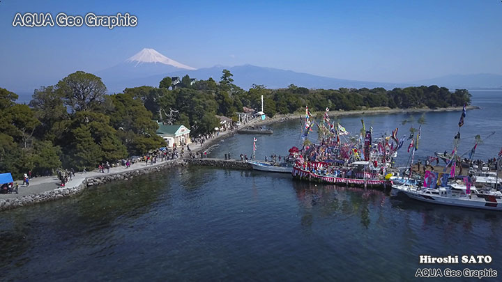 大瀬まつり 大瀬崎 大瀬祭り ドローン空撮  Aerial Drone Shots 絶景 dji mavicc pro