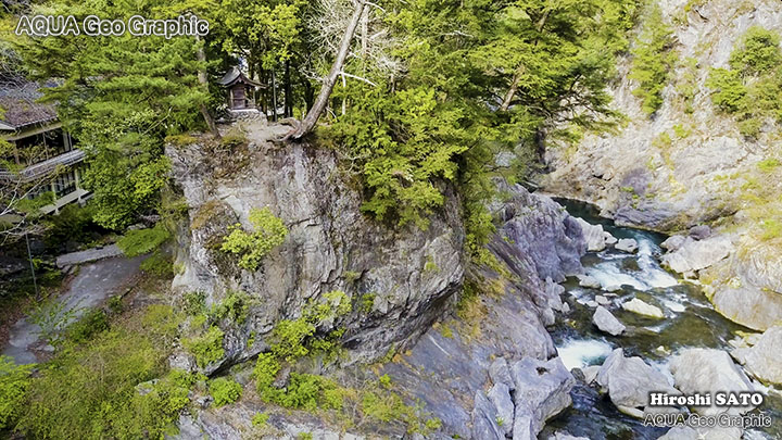 天空の里　天空の郷 天空の宿坊　御岳山ドローン空撮 多摩 奥多摩 