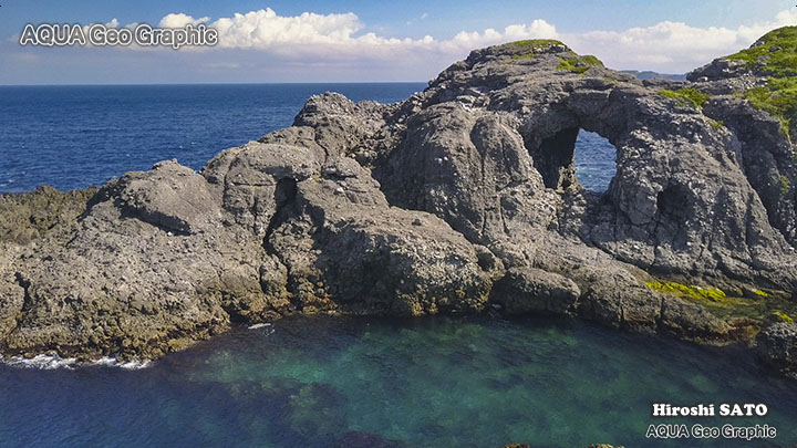 式根島　新島村　伊豆諸島　伊豆七島　ドローン空撮 多摩島しょ部