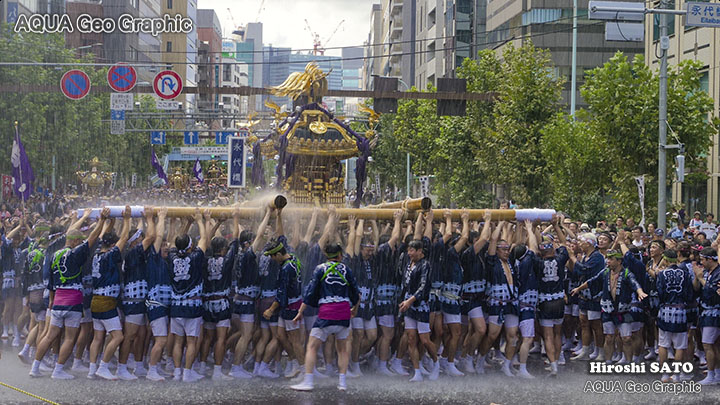 深川八幡祭り・神輿連合渡御・富岡八幡宮例大祭