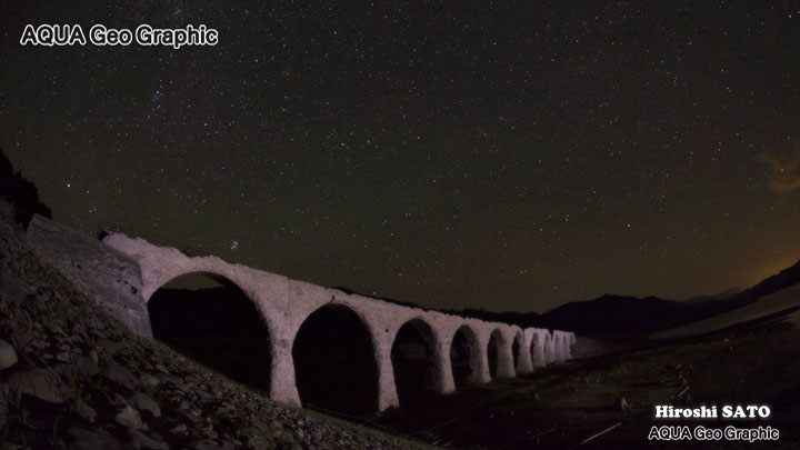北海道 絶景ポイント タウシュベツ川橋梁