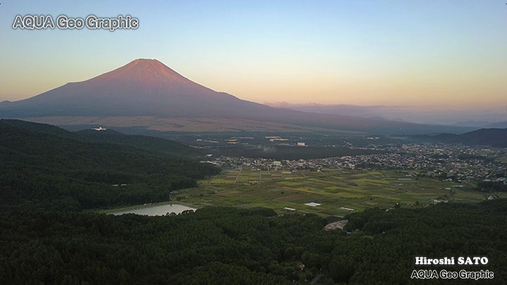 富士山 ドローン空撮 dji mavicpro